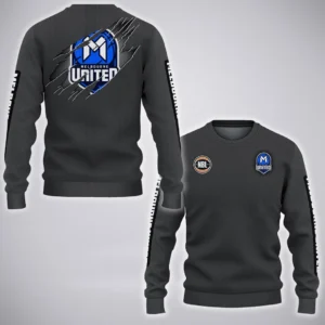 Melbourne United Sweatshirt  NBL 2025 For Fan Melbourne United HVN1162072525MU HVN1162072525MUSW_GR