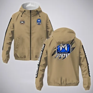 Melbourne United Windbreaker Jacket  NBL 2025 For Fan Melbourne United HVN1162072525MU HVN1162072525MUWB - Khaki