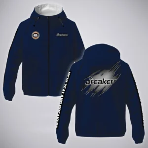 New Zealand Breakers Windbreaker Jacket  NBL 2025 For Fan New Zealand Breakers HVN1162072525NB HVN1162072525NBWB - Blue