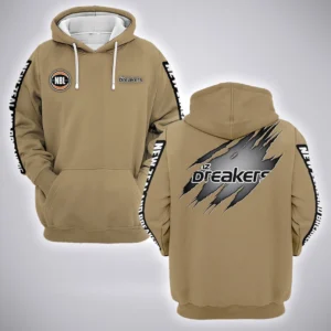 New Zealand Breakers Hoodie  NBL 2025 For Fan New Zealand Breakers HVN1162072525NB HVN1162072525NBHOD - Khaki