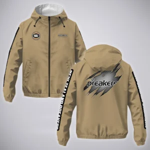 New Zealand Breakers Windbreaker Jacket  NBL 2025 For Fan New Zealand Breakers HVN1162072525NB HVN1162072525NBWB - Khaki