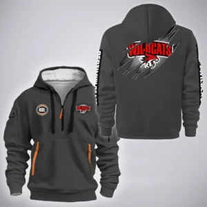 Perth Wildcats Hoodie Half Zipper  NBL 2025 For Fan Perth Wildcats HVN1162072525PWHODZ - Gray