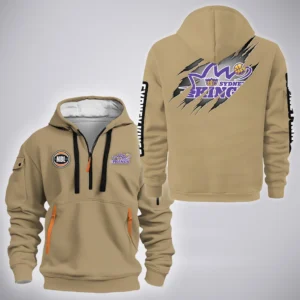 Sydney Kings Hoodie Half Zipper  NBL 2025 For Fan Sydney Kings HVN1162072525SKHODZ - Khaki
