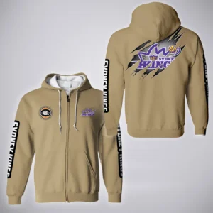 Sydney Kings Zipper Hoodie  NBL 2025 For Fan Sydney Kings HVN1162072525SK HVN1162072525SKZHD - Khaki