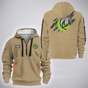 S.E. Melbourne Phoenix Hoodie Half Zipper  NBL 2025 For Fan S.E. Melbourne Phoenix HVN1162072525SPHODZ - Khaki