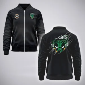 Tasmania JackJumpers Bomber Jacket  NBL 2025 For Fan Tasmania JackJumpers HVN1162072525TJ HVN1162072525TJBOB - Black