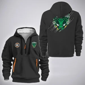 Tasmania JackJumpers Hoodie Half Zipper  NBL 2025 For Fan Tasmania JackJumpers HVN1162072525TJHODZ - Black