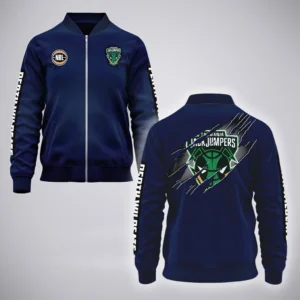 Tasmania JackJumpers Bomber Jacket  NBL 2025 For Fan Tasmania JackJumpers HVN1162072525TJ HVN1162072525TJBOB - Blue
