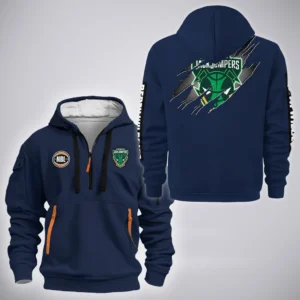 Tasmania JackJumpers Hoodie Half Zipper  NBL 2025 For Fan Tasmania JackJumpers HVN1162072525TJHODZ - Blue