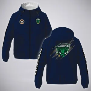 Tasmania JackJumpers Windbreaker Jacket  NBL 2025 For Fan Tasmania JackJumpers HVN1162072525TJ HVN1162072525TJWB - Blue