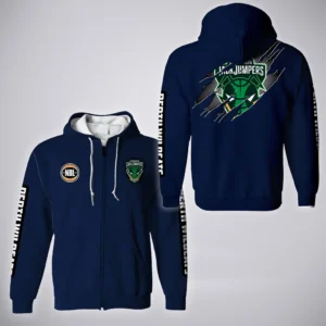 Tasmania JackJumpers Zipper Hoodie  NBL 2025 For Fan Tasmania JackJumpers HVN1162072525TJ HVN1162072525TJZHD - Blue