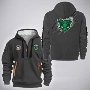 Tasmania JackJumpers Hoodie Half Zipper  NBL 2025 For Fan Tasmania JackJumpers HVN1162072525TJHODZ - Gray