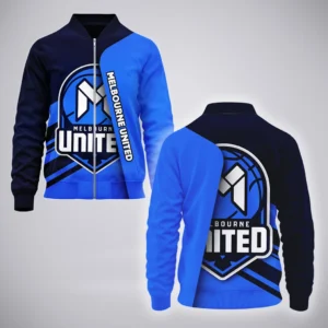 Melbourne United Bomber Jacket  NBL 2025 For Fan Melbourne United HVN1163MU072525BOB