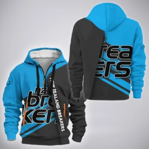 New Zealand Breakers Hoodie Half Zipper  NBL 2025 For Fan New Zealand Breakers HVN1163NB072525HODZ