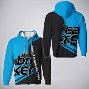 New Zealand Breakers Zipper Hoodie  NBL 2025 For Fan New Zealand Breakers HVN1163NB072525ZHD