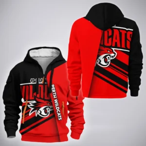 Perth Wildcats Hoodie Half Zipper  NBL 2025 For Fan Perth Wildcats HVN1163PW072525HODZ