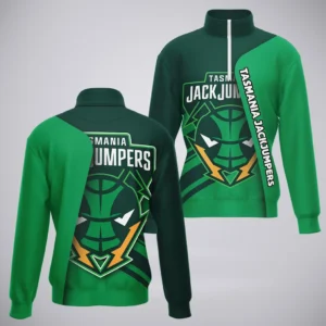 Tasmania JackJumpers Quarter-Zip Sweatshirt  NBL 2025 For Fan Tasmania JackJumpers HVN1163TJ072525QZ