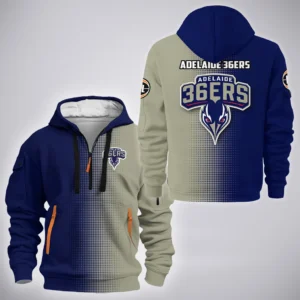 Adelaide 36ers Hoodie Half Zipper  NBL 2025 For Fan Adelaide 36ers HVN1164AD072525HODZ