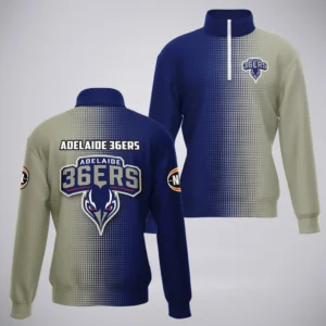 Adelaide 36ers Quarter-Zip Sweatshirt  NBL 2025 For Fan Adelaide 36ers HVN1164AD072525QZ