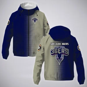 Adelaide 36ers Windbreaker Jacket  NBL 2025 For Fan Adelaide 36ers HVN1164AD072525WB