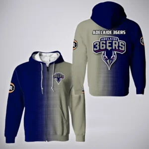 Adelaide 36ers Zipper Hoodie  NBL 2025 For Fan Adelaide 36ers HVN1164AD072525ZHD