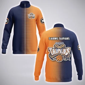 Cairns Taipans Stand Collar Jacket  NBL 2025 For Fan Cairns Taipans HVN1164CT072525SCJ