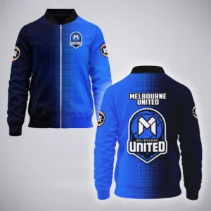 Melbourne United Bomber Jacket  NBL 2025 For Fan Melbourne United HVN1164MU072525BOB
