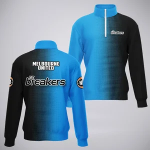 New Zealand Breakers Quarter-Zip Sweatshirt  NBL 2025 For Fan New Zealand Breakers HVN1164NB072525QZ
