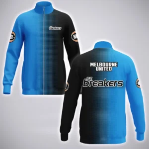 New Zealand Breakers Stand Collar Jacket  NBL 2025 For Fan New Zealand Breakers HVN1164NB072525SCJ