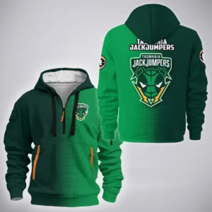 Tasmania JackJumpers Hoodie Half Zipper  NBL 2025 For Fan Tasmania JackJumpers HVN1164TJ072525HODZ