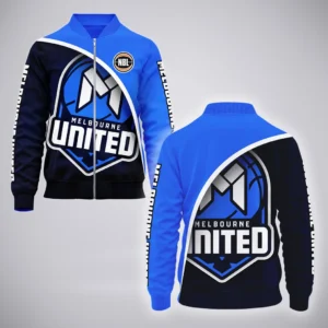 Melbourne United Bomber Jacket  NBL 2025 For Fan Melbourne United HVN1165MU072925BOB