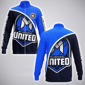 Melbourne United Stand Collar Jacket  NBL 2025 For Fan Melbourne United HVN1165MU072925SCJ