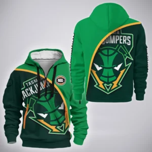 Tasmania JackJumpers Hoodie Half Zipper  NBL 2025 For Fan Tasmania JackJumpers HVN1165TJ072925HODZ