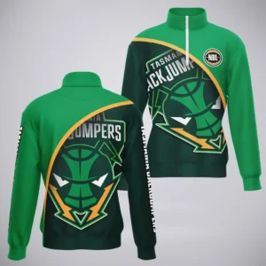 Tasmania JackJumpers Quarter-Zip Sweatshirt  NBL 2025 For Fan Tasmania JackJumpers HVN1165TJ072925QZ
