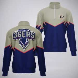 Adelaide 36ers Quarter-Zip Sweatshirt  NBL 2025 For Fan Adelaide 36ers HVN1189AD073125QZ