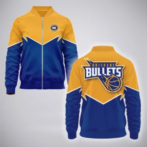 Brisbane Bullets Bomber Jacket  NBL 2025 For Fan Brisbane Bullets HVN1189BB073125BOB