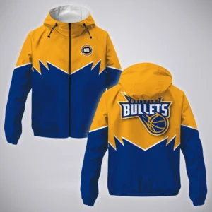 Brisbane Bullets Windbreaker Jacket  NBL 2025 For Fan Brisbane Bullets HVN1189BB073125WB
