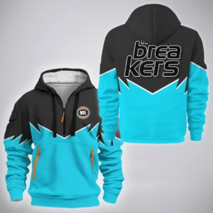 New Zealand Breakers Hoodie Half Zipper  NBL 2025 For Fan New Zealand Breakers HVN1189NB073125HODZ