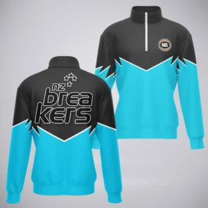 New Zealand Breakers Quarter-Zip Sweatshirt  NBL 2025 For Fan New Zealand Breakers HVN1189NB073125QZ