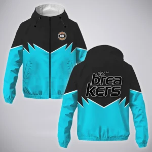 New Zealand Breakers Windbreaker Jacket  NBL 2025 For Fan New Zealand Breakers HVN1189NB073125WB