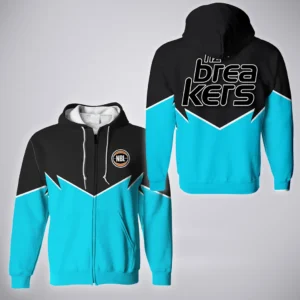New Zealand Breakers Zipper Hoodie  NBL 2025 For Fan New Zealand Breakers HVN1189NB073125ZHD