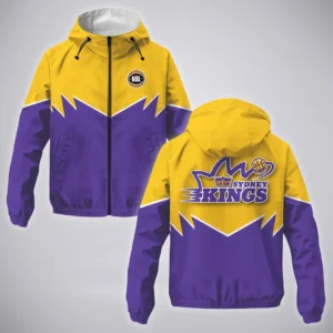 Sydney Kings Windbreaker Jacket  NBL 2025 For Fan Sydney Kings HVN1189SK073125WB