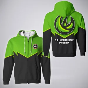 S.E. Melbourne Phoenix Zipper Hoodie  NBL 2025 For Fan S.E. Melbourne Phoenix HVN1189SP073125ZHD