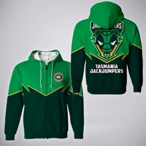 Tasmania JackJumpers Zipper Hoodie  NBL 2025 For Fan Tasmania JackJumpers HVN1189TJ073125ZHD