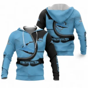 Cronulla Sharks Hoodie, All Over Print Hoodie For Sport Fan NRL137072525000-Hoodie