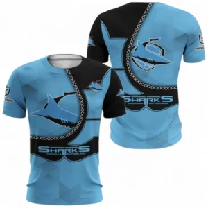 Cronulla Sharks T-shirt, All Over Print T-shirt For Sport Fan NRL137072525000-T-shirt