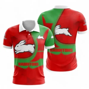 South Sydney Rabbitohs Polo Shirt, All Over Print Polo Shirt For Sport Fan NRL137072525001-Polo Shirt