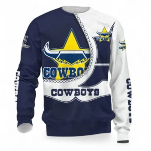 North Queensland Cowboys Sweatshirt, All Over Print Sweatshirt For Sport Fan NRL137072525002-Sweatshirt