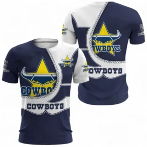 North Queensland Cowboys T-shirt, All Over Print T-shirt For Sport Fan NRL137072525002-T-shirt