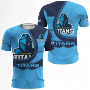 Gold Coast Titans T-shirt, All Over Print T-shirt For Sport Fan NRL137072525010-T-shirt